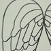 Gray - Image 9 - Metal Wire Art Angel Wings Wall Sculpture 25 inch