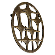 Cast Iron Mid Century Modern Stars Trivet – Bronze Finish, 8" Round, Durable Heat-Resistant Cast Iron Table Protector,
