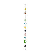 Multicolor Mid Century Modern Wind Chime Hanging Outdoor Garden Home Decor Art Image 1