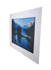 National Geographic Matted Print - Serene Beauty of Maligne Lake, Jasper National Park, Alberta, Canada - Wall Decor Artwork