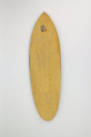 Pair of Exquisite Hand-Carved Wooden Surfboards, Tiki-Inspired Decor Featuring Intricate Lizard and Turtle Designs - 20 Inch