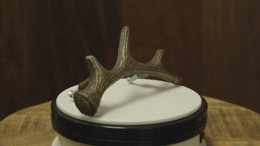 Deer Antler Cast Iron Drawer Pulls, Set of 6, Bronze — product video