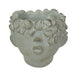 Pucker Up Concrete Head Kissing Face Wall Mount Mini Decorative Planter Pot 7 Inch Tall Image 1