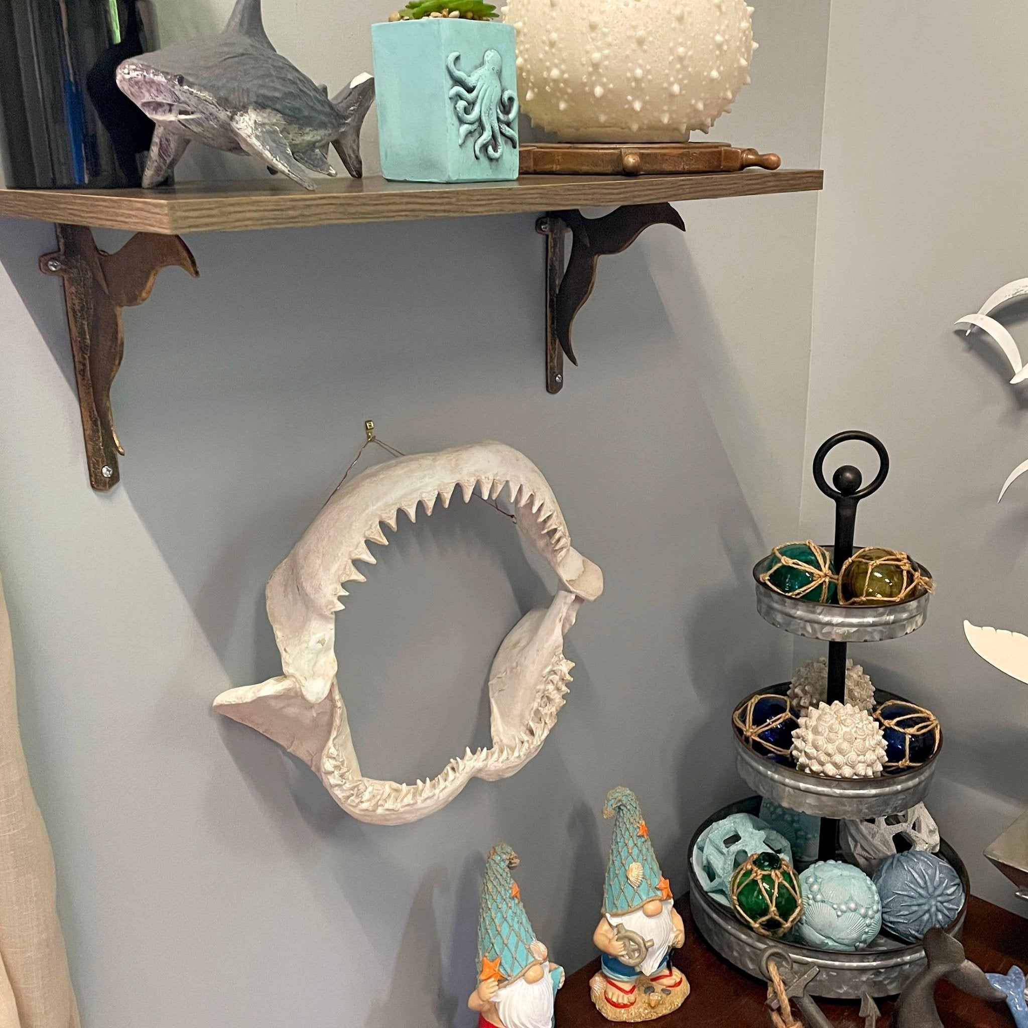 Replica Shark Jaw Wall Sculpture — Zeckos