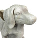 Grey - Image 8 - Charming Rustic Distressed Grey Stone Finish Dachshund Dog Indoor or Outdoor Decor Planter Doxie Plant Pot -