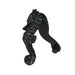 Rustic Black Enamel Cast Iron Coastal Seahorse Door Knocker Sea Horse Image 2