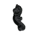 Rustic Black Enamel Cast Iron Coastal Seahorse Door Knocker Sea Horse Image 1