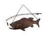 Rustic Finish Largemouth Bass Metal Wall Hanging Image 1