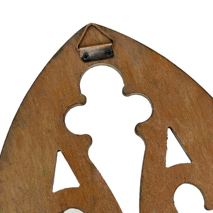 Black - Image 8 - Set of 2 Blackwashed Wood Gothic Arch Window Frame Wall Hangings - 15.75 Inch Sculptural Decor for Home,