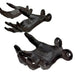 Black - Image 3 - Set of 3 Cast Iron Creepy Hand Decorative Wall Hooks, Antique Black Distressed Gothic Decor for Light