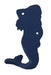 Set of 4 Blue Distressed Cast Iron Mermaids Decorative Wall Hook Set Image 3