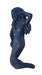 Set of 4 Blue Distressed Cast Iron Mermaids Decorative Wall Hook Set Image 2