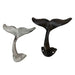 Natural - Image 7 - Set of 4 Colorful Cast Iron Whale Tail Wall Hooks - Decorative Nautical Coat, Towel or Clothing Hangers