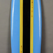 Blue - Image 4 - Striped Wooden Surfboard Wall Hanging 39 inch Beach Décor
