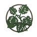 Monstera Leaf - Image 1 - Green Monstera Leaf Cast Iron Wall-Mounted Garden Hose Holder - Stylish and Functional Decorative