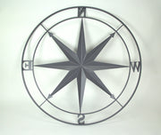 36 inch - Image 3 - Galvanized Zinc Finish Metal Indoor/Outdoor Nautical Compass Rose Wall Sculpture: A Striking 36-Inch