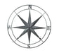 36 inch - Image 1 - Galvanized Zinc Finish Metal Indoor/Outdoor Nautical Compass Rose Wall Sculpture: A Striking 36-Inch