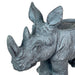 Grey - Image 3 - Charming Grey Rhino MGO Planter with Drain Holes, 18.5 inches - Weather-Resistant Magnesium Oxide for Garden
