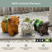 Light Brown - Image 7 - Zeckos Highland Cow Planter, Brown Painted Magnesium Oxide Animal-Shaped Freestanding Planter, 12