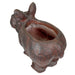 Brown - Image 9 - Charming Brown Hippo MGO Planter with Drain Hole, 17 inches - Durable Weatherproof Magnesium Oxide for