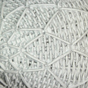 White Orb Rope Decorative Balls – 4" Resin Coastal Accent Orbs for Home Décor – Perfect for Bowls, Baskets, and Centerpieces