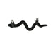 Black - Image 4 - Set of 6 Cast Iron Snake Drawer Pulls, 6 Inch Black Cabinet Handles, Gothic Reptile Hardware for Custom