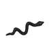 Black - Image 1 - Set of 6 Cast Iron Snake Drawer Pulls, 6 Inch Black Cabinet Handles, Gothic Reptile Hardware for Custom