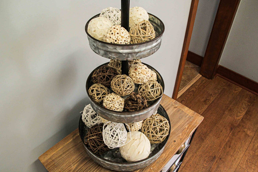 Brown - Image 4 - 18-Piece Collection of Exotic Dried Organic Wood Botanical Decorative Filler Spheres for Sophisticated