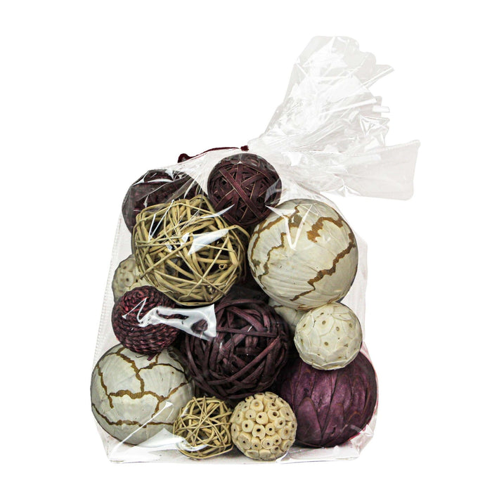 Purple - Image 3 - 18-Piece Collection of Purple and Brown Exotic Dried Organic Decorative Botanical Filler Spheres, Perfect