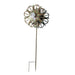 36 Inch Metal Solar LED Kinetic Wind Spinner Outdoor Garden Yard Art Star Flower Image 1