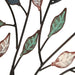 36-inch Tri-Tone Leaves Birds in Branches Metal Tree Wall Décor - Unique Artistic Design for Indoor and Outdoor Use, Easy