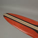 Flared Stripes - Image 3 - 39 Inch Hand Carved Painted Flared Stripes Wooden Surfboard Wall Hanging Decor