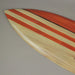 Light Stripes - Image 2 - 39 Inch Hand Carved Painted Light Stripes Wooden Surfboard Wall Hanging Decor