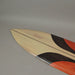 Flared Stripes - Image 2 - 39 Inch Hand Carved Painted Flared Stripes Wooden Surfboard Wall Hanging Decor