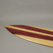Dark Stripes - Image 2 - 39 Inch Hand Carved Painted Dark Stripes Wooden Surfboard Wall Hanging Decor
