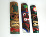 Set of 3 Colorful Hawaiian Island Style Wooden Tiki Wall Décor Masks 20 Inches High Image 2