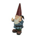 12 Inch Grumpy Gnome Holding Pick Axe Garden Statue - Rude Hand Gesture Outdoor Garden Decor - Resin Home Decor Yard or Go
