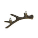 Set of 6 Antique Bronze Finish Cast Iron Deer Antler Drawer Pulls – Perfect for Cabinets and Dressers, 6.25 Inches Long,