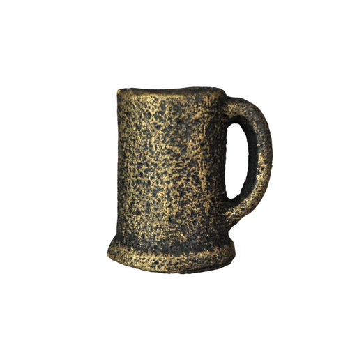 Gold - Image 1 - Set of 6 Antique Gold Finish Cast Iron Beer Mug Decorative Cabinet Knob Drawer Pulls - Charming 1.75 Inches