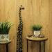36 Inch - Image 4 - Hand-Carved 36-Inch Tall Hand-Stained Brown Wood Giraffe Sculpture: A Striking Safari Home Decor Accent,