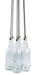 Leitmotiv BottLED Glass Bottle Hanging Pendant Lamp - Modern Mid-Century Décor Lighting Solution - 12 Inch Diameter -