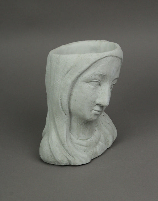 Long-Haired Maiden Cast Polyresin Head Planter Pot 8 Inches High Image 2