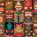 Set of 10 Hand-Carved Tiki Masks - 12-Inch Polynesian Wooden Wall Decor, Artisan-Crafted by Indonesian Masters, Vibrant