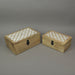 Set of 2 Hand Carved Marrakech Design Trinket Boxes Bohemian Decor Image 4