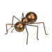 Set of 2 Metal Copper Ant Sculptures Home Garden Decor Indoor Outdoor Yard Art Image 2