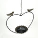 Set of 2 Rustic Metal Bird Hanging Planter Succulent Flower Basket Home Decor Image 3
