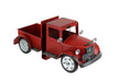 Red - Image 1 - Vintage Pickup Truck Metal Bookends with Weathered Red Finish - Charming Front and Back Design - Perfect for