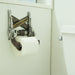 Wild West Gunslinger Double Pistol Holster Resin Toilet Paper Holder Western Cowboy Bathroom Decor - 8 Inches High Rugged