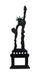 Wooden Statue of Liberty Decorative Wall Hook Hanging Image 3